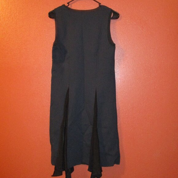Simply Vera Vera Wang NEW Woman Small Black Travel Vacation Sleeveless Dress - Picture 5 of 11